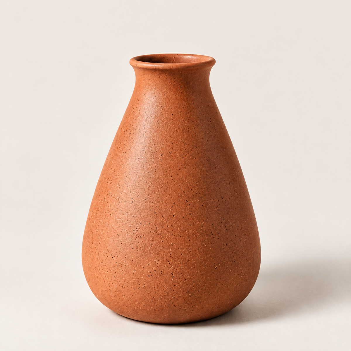 Gavqori™ Terracotta Speckled Tapered Vase